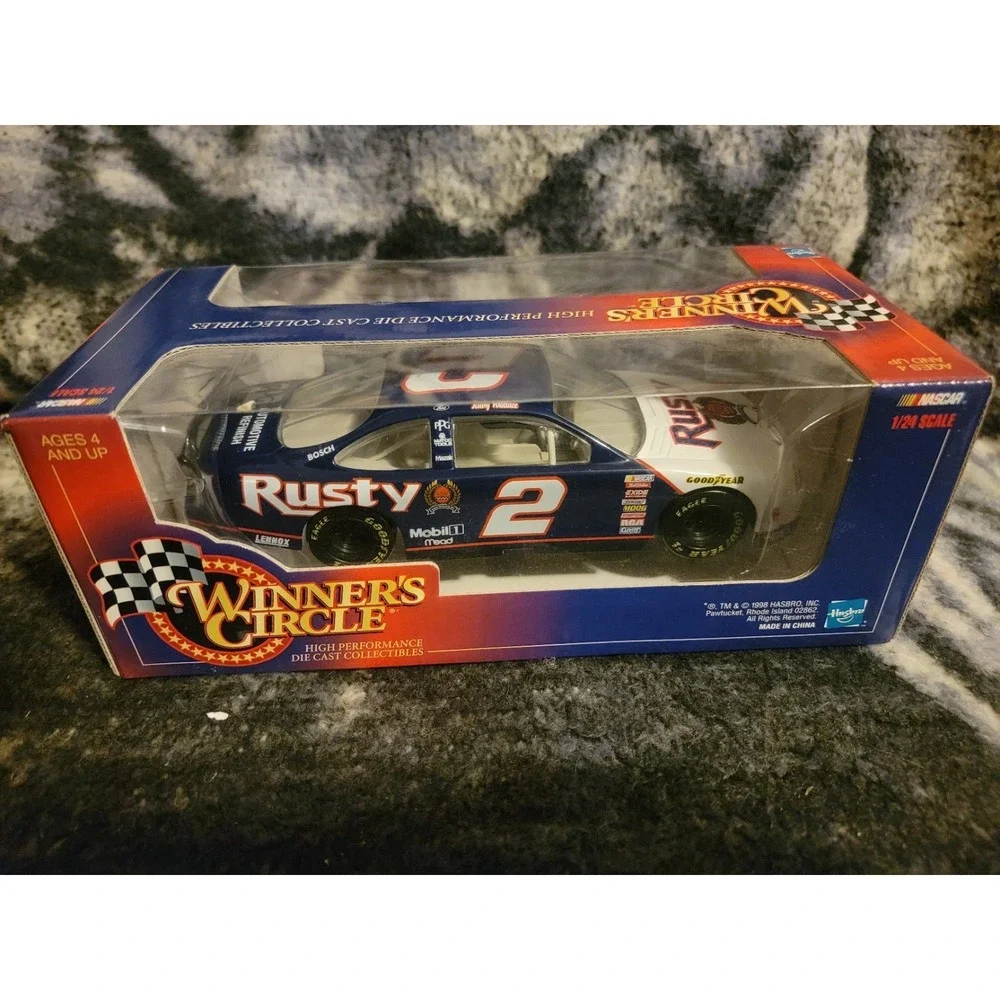 Rusty Wallace #2 Mobil 1 1:24 Winner's Circle NASCAR Diecast Car NIB